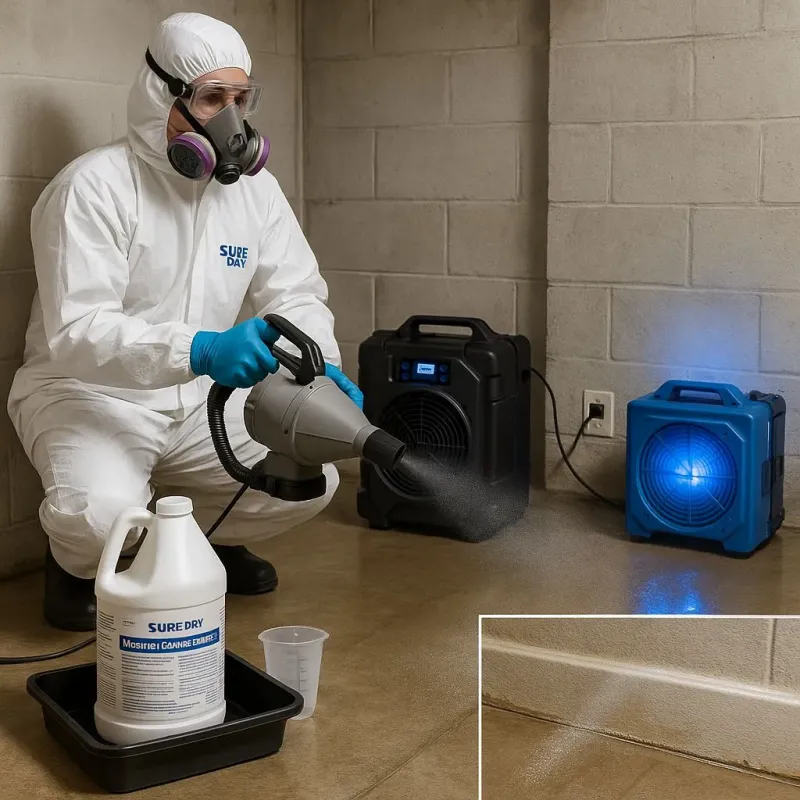 Sanitization and Odor Removal process in Montgomery, WV